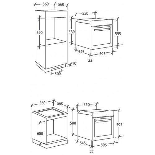 Электрический духовой шкаф Candy FCT 615 NXL (черный) 4