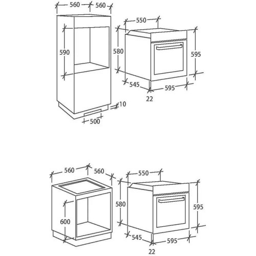 Электрический духовой шкаф Candy FCT605WXL (белый) 4