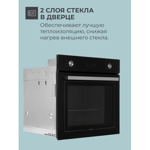 Электрический духовой шкаф Candy FCT615NXLRU (черный) 4