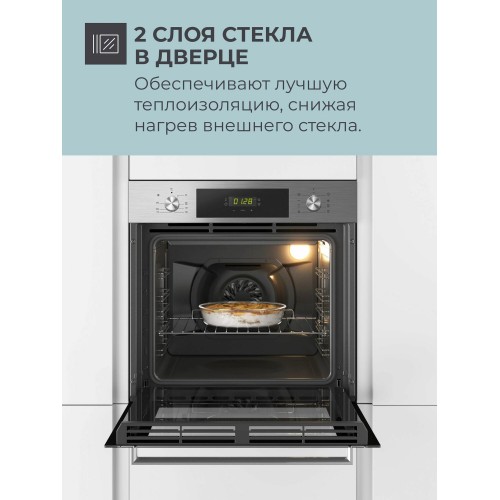 Электрический духовой шкаф Candy FCT615XRU (нержавеющая сталь) 4