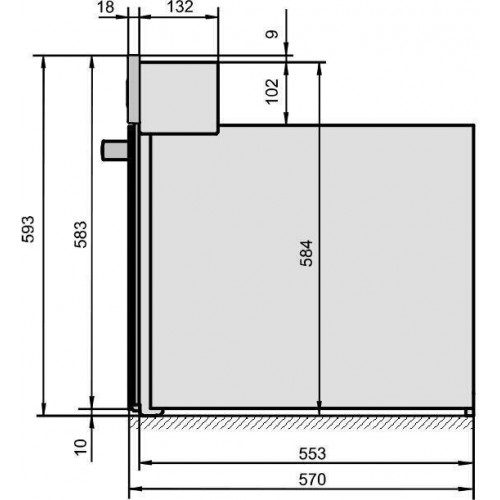 Электрический духовой шкаф DARINA 1U5 BDE 112 708 X5 (серебристый) 3