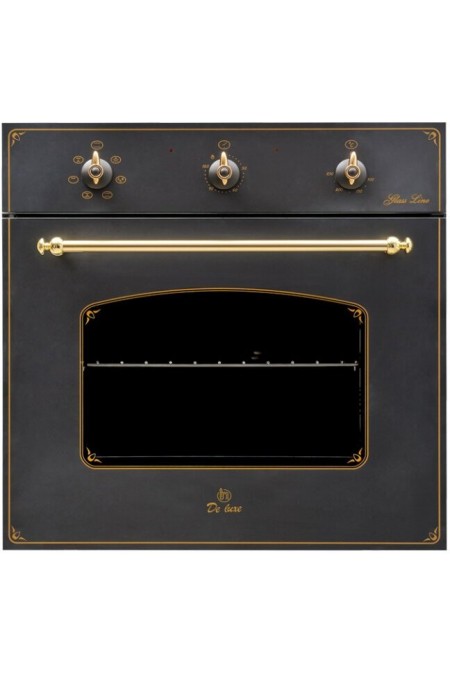 Электрический духовой шкаф De luxe 6006.03 эшв - 061 (матовый черный) 