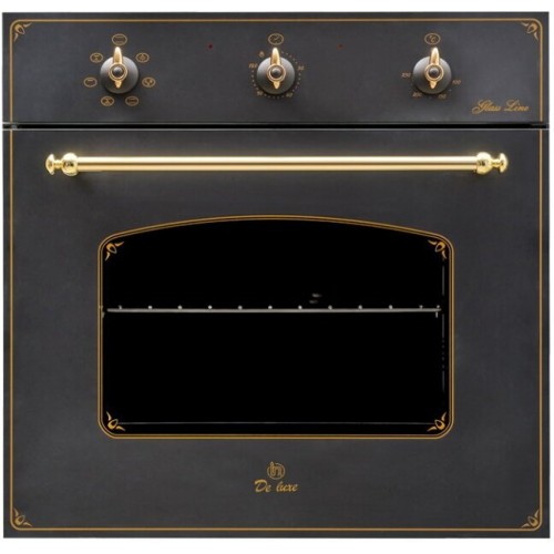 Электрический духовой шкаф De luxe 6006.03 эшв - 061 (матовый черный) 
