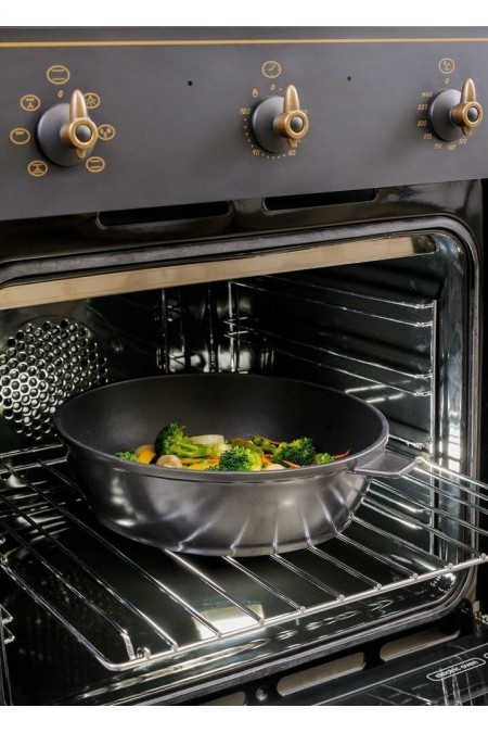 Электрический духовой шкаф De luxe 6006.03 эшв - 061 (матовый черный) 2