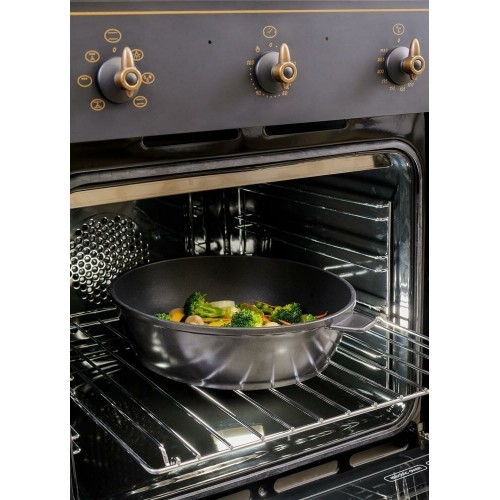 Электрический духовой шкаф De luxe 6006.03 эшв - 061 (матовый черный) 2