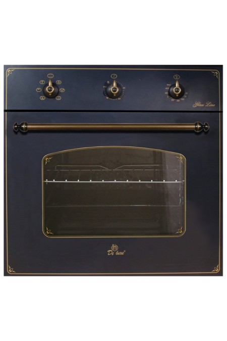 Электрический духовой шкаф De luxe 6006.03 эшв - 062 (матовый черный) 1