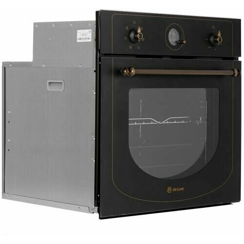 Электрический духовой шкаф De luxe 6006.05эшв-062 (черный) 3
