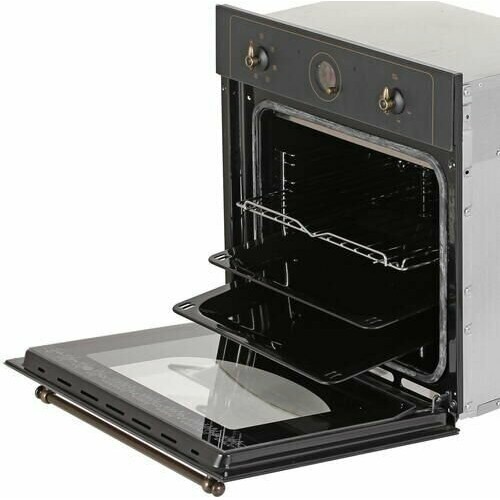Электрический духовой шкаф De luxe 6006.05эшв-062 (черный) 7