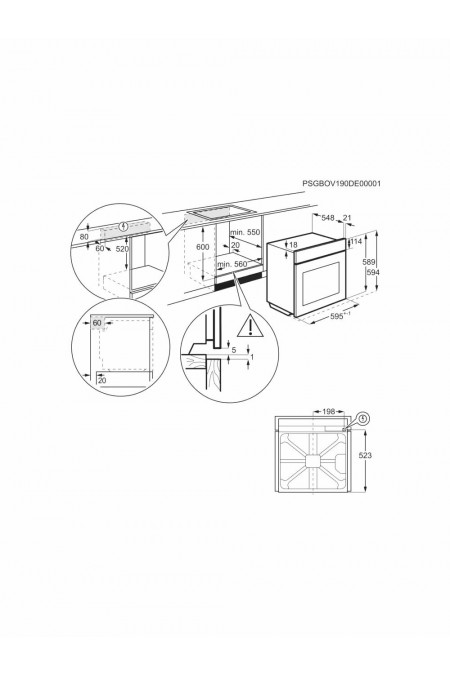 Электрический духовой шкаф ELECTROLUX COD8H39Z (черный) 5