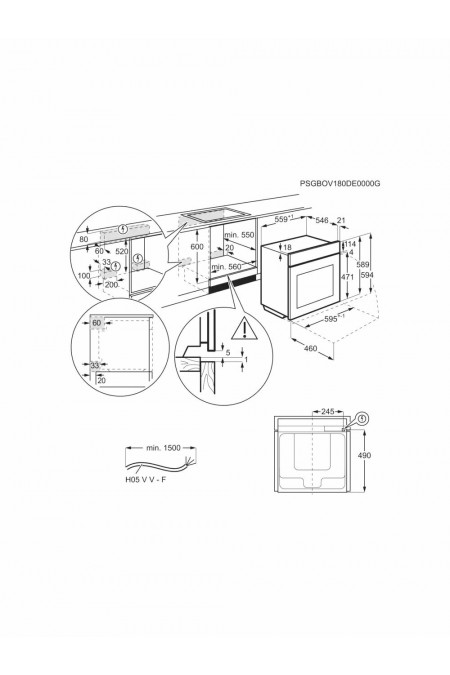 Электрический духовой шкаф Electrolux EOE9P3XT (черный) 7
