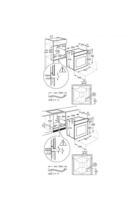 Электрический духовой шкаф Electrolux EOF3H40BW (белый) 5