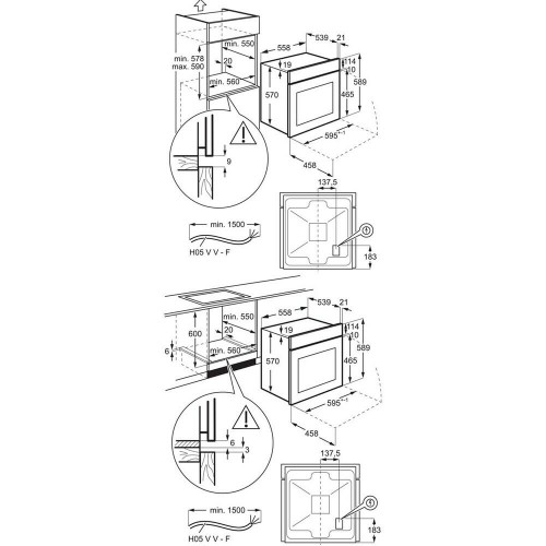 Электрический духовой шкаф Electrolux EOF3H40BW (белый) 6