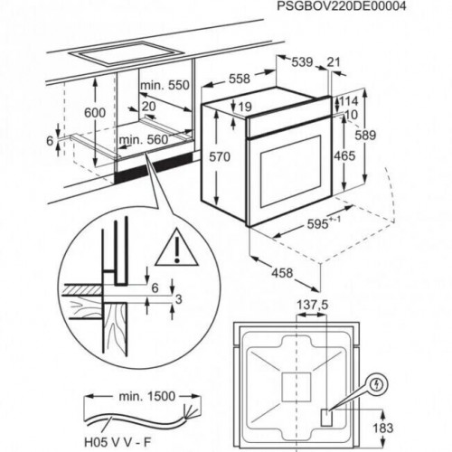 Электрический духовой шкаф Electrolux EOF4P56X (серебристый) 2