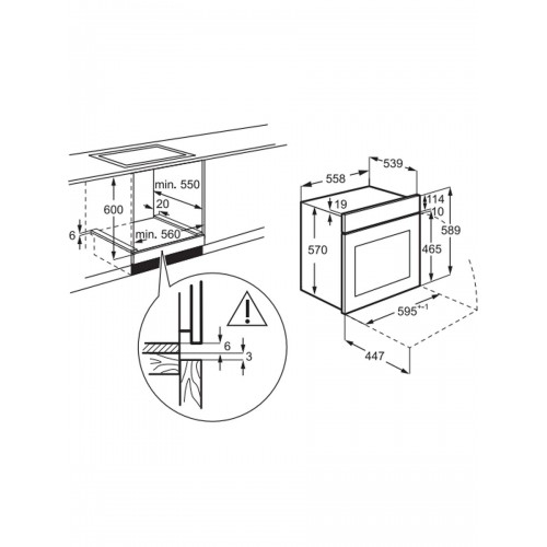 Электрический духовой шкаф Electrolux EOF5F50BX (нержавеющая сталь) 5