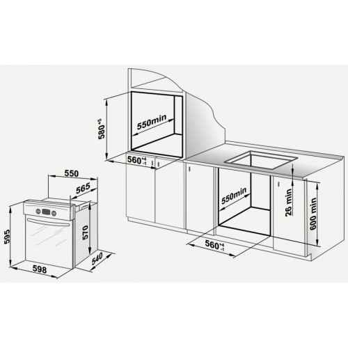Электрический духовой шкаф GEFEST ДА 602-02 К (коричневый) 4