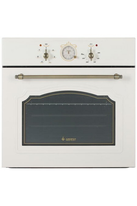 Электрический духовой шкаф GEFEST ДА 602-02 К64 S (кремовый с рисунком ретро) 