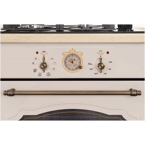 Электрический духовой шкаф GEFEST ДА 602-02 К64 S (кремовый с рисунком ретро) 1