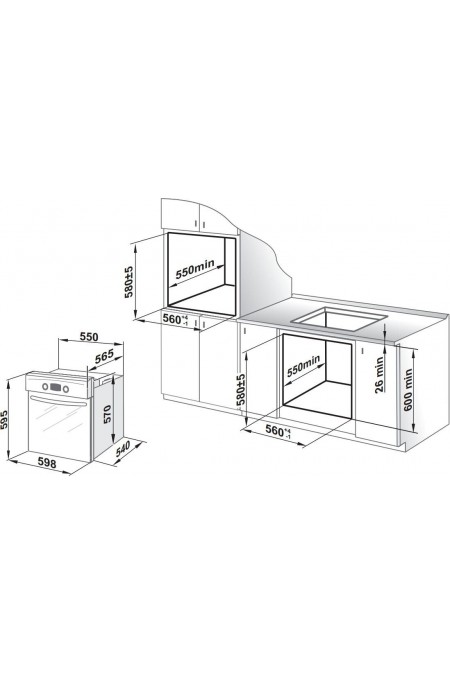 Электрический духовой шкаф GEFEST ДА 602-02 К64 S (кремовый с рисунком ретро) 7