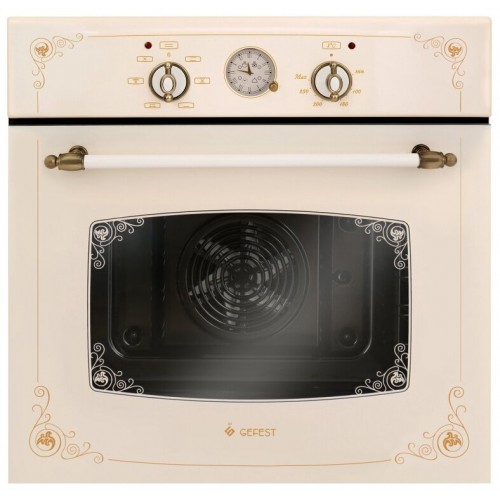 Электрический духовой шкаф GEFEST ДА 602-02 К74 (кремовый с рисунком ретро) 