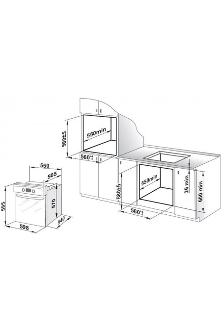 Электрический духовой шкаф GEFEST ДА 602-02 К74 (кремовый с рисунком ретро) 1