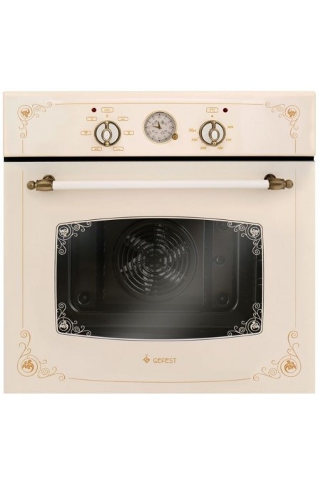 Электрический духовой шкаф GEFEST ДА 602-02 К74 (кремовый с рисунком ретро) 2