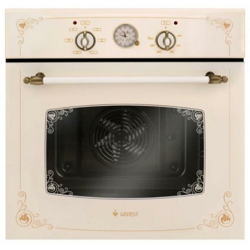 Электрический духовой шкаф GEFEST ДА 602-02 К74 (кремовый с рисунком ретро) 3