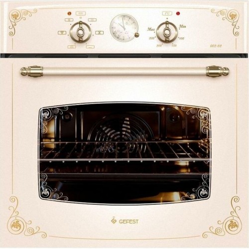 Электрический духовой шкаф GEFEST ДА 602-02 К74 (кремовый с рисунком ретро) 9