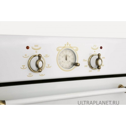 Электрический духовой шкаф GEFEST ДА 602-02 К82 (белый с рисунком ретро) 1