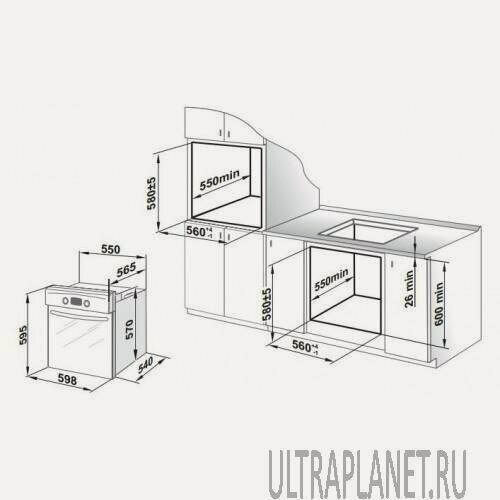 Электрический духовой шкаф GEFEST ДА 602-02 К82 (белый с рисунком ретро) 2
