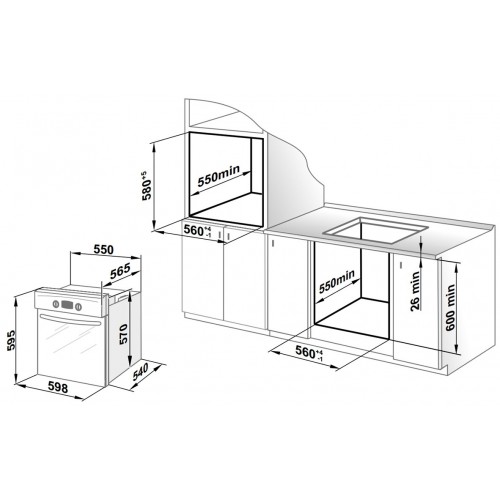 Электрический духовой шкаф GEFEST ДА 602-02 РА (черный) 3