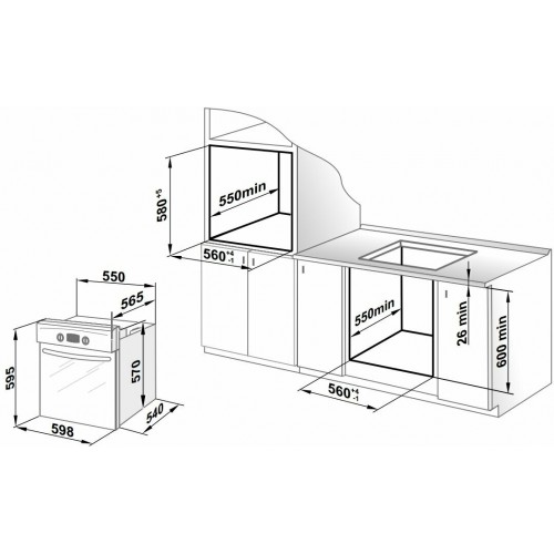 Электрический духовой шкаф GEFEST ДА 622-02 AC (черный) 2