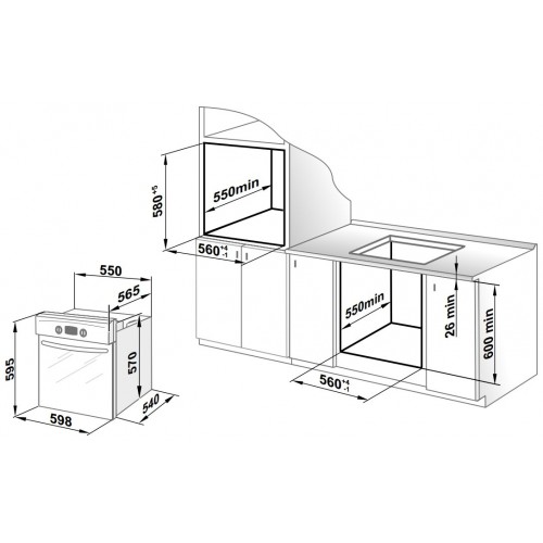Электрический духовой шкаф GEFEST ДА 622-02 Б S (белый) 7