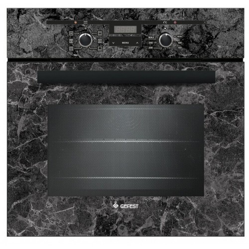 Электрический духовой шкаф GEFEST ДА 622-02 К53 (черный с рисунком мрамор) 