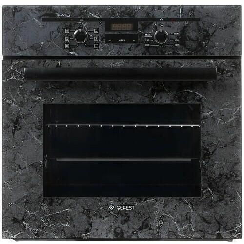 Электрический духовой шкаф GEFEST ДА 622-02 К53 (черный с рисунком мрамор) 2