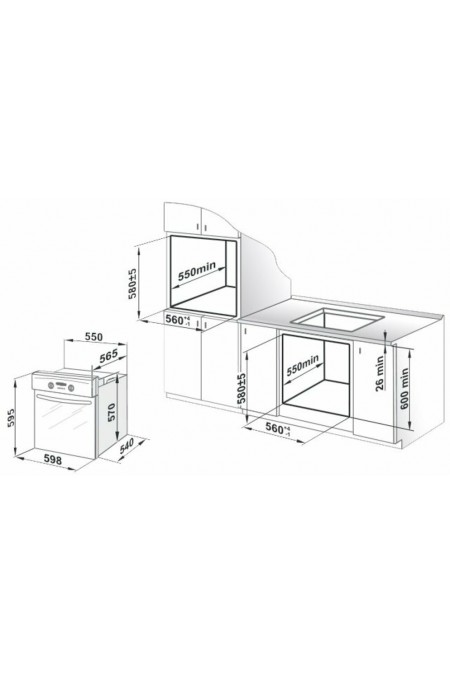 Электрический духовой шкаф GEFEST ДА 622-04 Б S (белый) 4