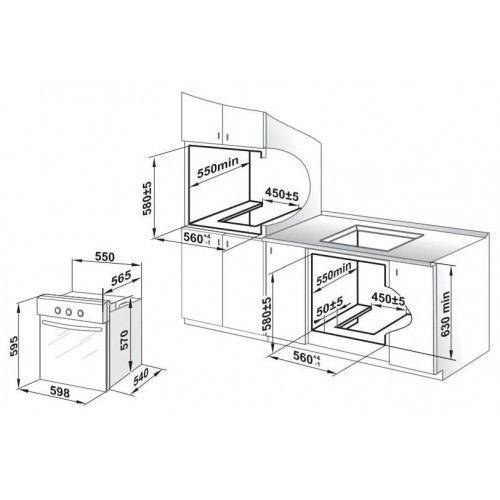 Электрический духовой шкаф GEFEST ДА 622-04 Б S (белый) 5