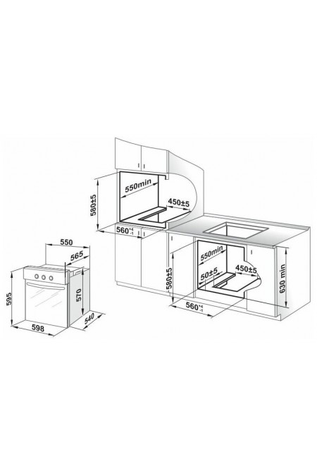 Электрический духовой шкаф GEFEST ДА 622-04 Б S (белый) 7