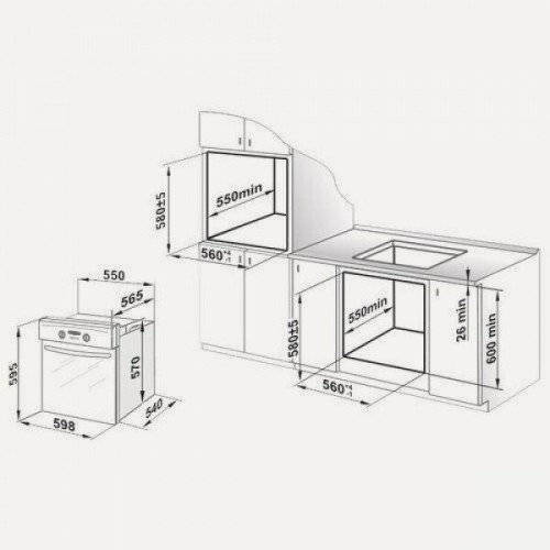 Электрический духовой шкаф Gefest ЭДВ ДА 622-02 АS (черный) 7