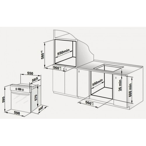 Электрический духовой шкаф GEFEST ЭДВ ДА 622-02 К37 (кремовый с рисунком) 2