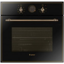 Электрический духовой шкаф GEFEST ЭДВ ДА 622-02 К83 (черный с рисунком ретро)