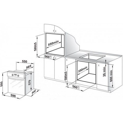 Электрический духовой шкаф GEFEST ЭДВ ДА 622-03 РБ1 (белый) 1