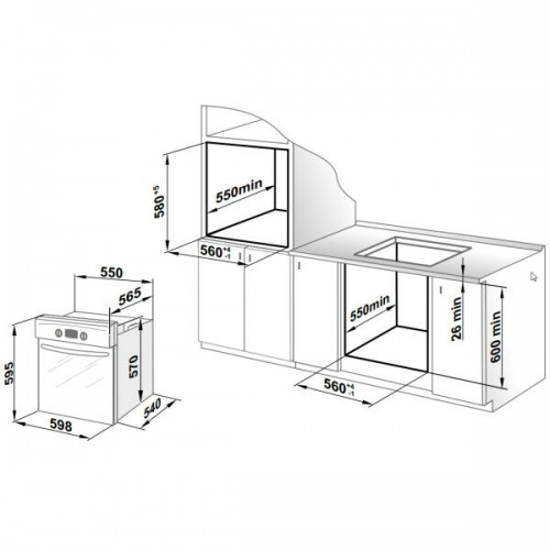 Электрический духовой шкаф GEFEST ЭДВ ДА 622-03 РБ1 (белый) 3