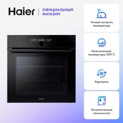 Электрический духовой шкаф Haier HOQ-F6QAN3GB (черный)