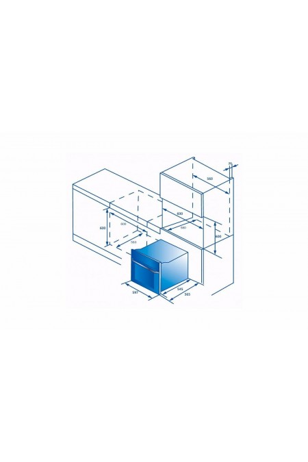 Электрический духовой шкаф Haier HOQ-F6QSN3GG (серый) 6