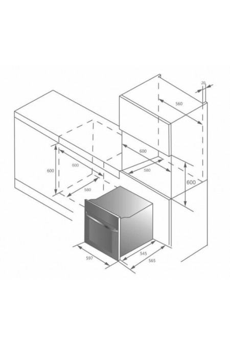 Электрический духовой шкаф Haier HOQ-P16AN5GB (черный) 7