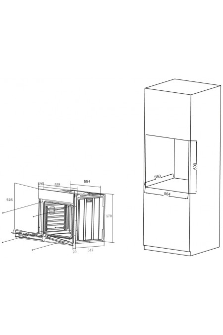 Электрический духовой шкаф Haier HOX-P06HGBX (черный) 3