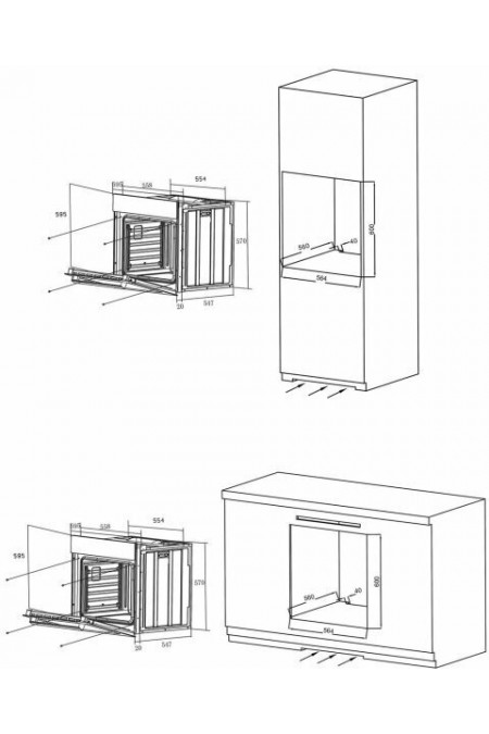 Электрический духовой шкаф Haier HOX-P11CGBX (черный/нержавеющая сталь) 8