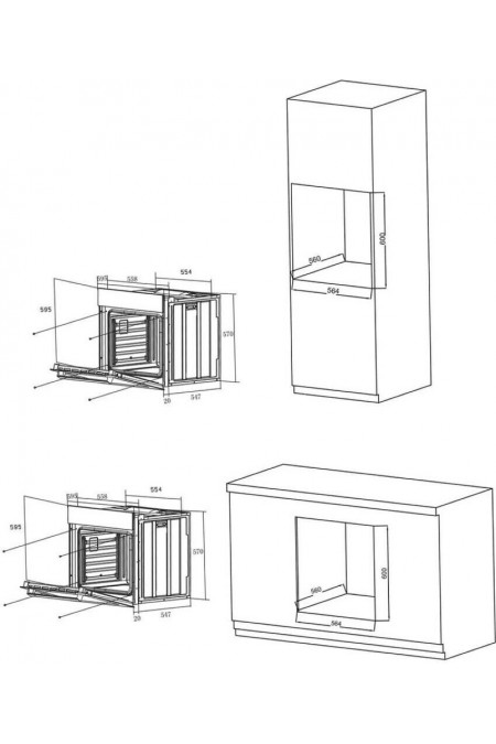 Электрический духовой шкаф Haier HOY-P09NCGW (белый) 1