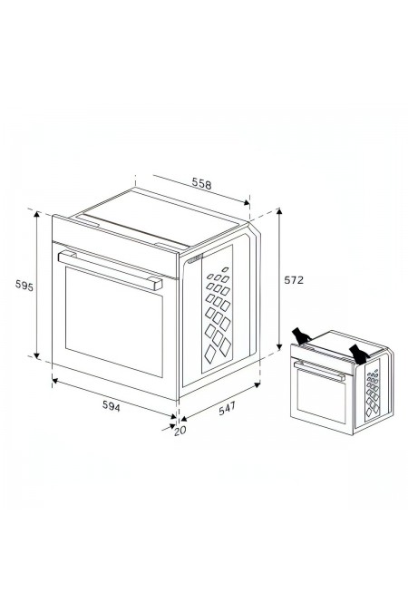 Электрический духовой шкаф Hotpoint-Ariston FE8 831 JSH BLG (черный) 6