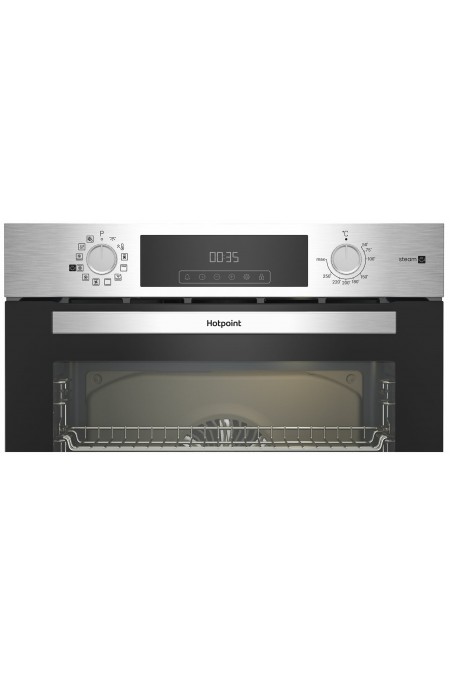 Электрический духовой шкаф Hotpoint-Ariston HSTF 1231 JSAH IX (черный/нержавеющая сталь) 1
